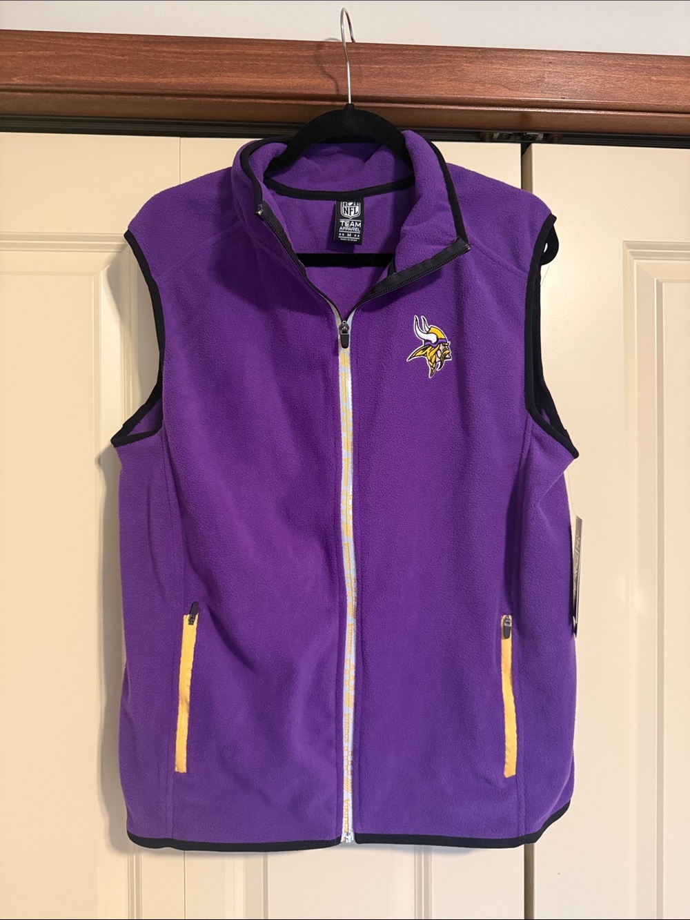 NEW NFL Team Apparel Vikings Vest